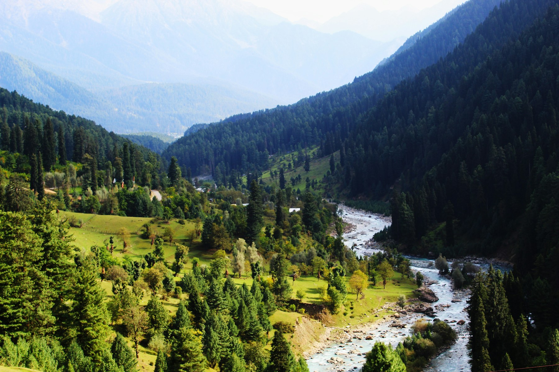 The green valley of Pahalgam